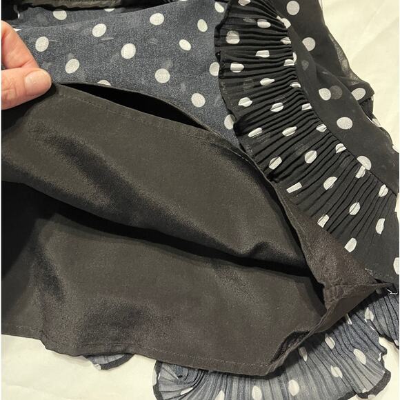 Keepsake Polka Dot Fit & Flare Ruffle
Mini Dress small - Picture 12 of 14